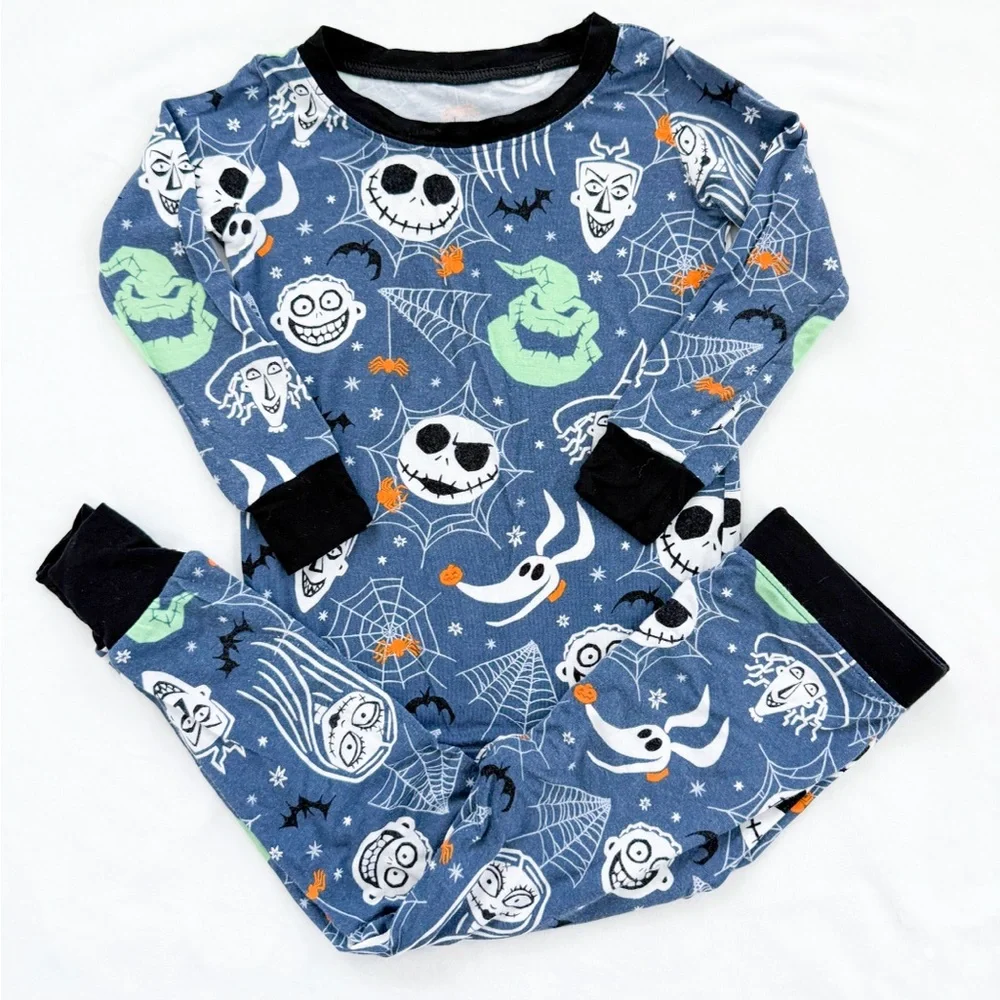 Little Sleepies Disney Jack and Crew Long Sleeve Two Piece Pajama Set 18-24m - Picture 1 of 9